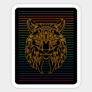 Cat - Gold Version Sticker